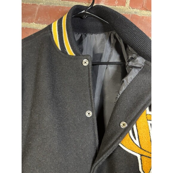 Vintage Y2k VCU Varsity Bomber Jacket Virginia Commonwealth USA D3 Size 44 - Picture 4 of 10